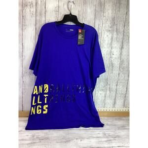 Combine Authentic Men's Short Sleeve Crew Neck T-Shirt Blue XL